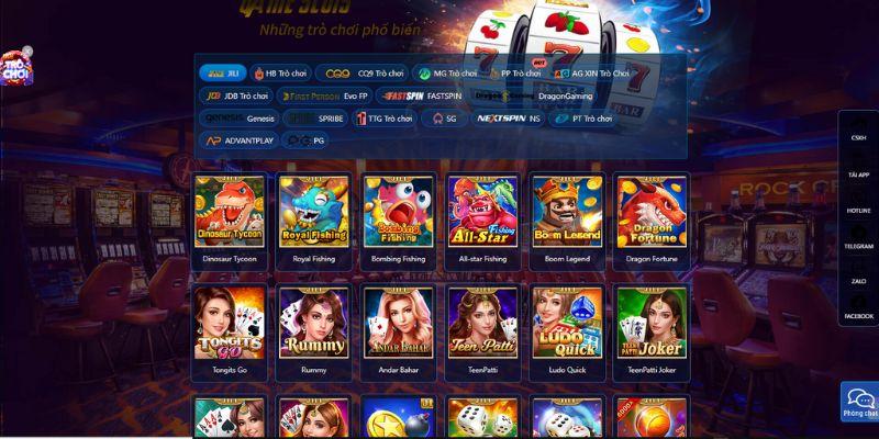 Kho game rộng nhiều đầu game huyền thoại cực hot