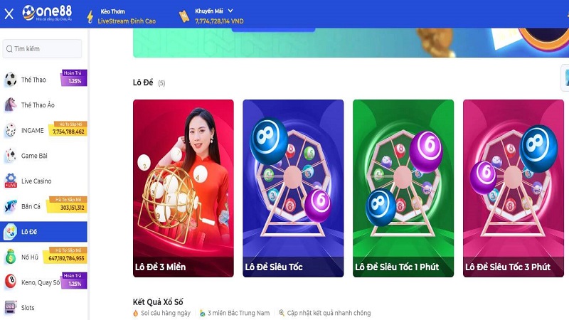 Lô đề 3 miền One88 là gì?