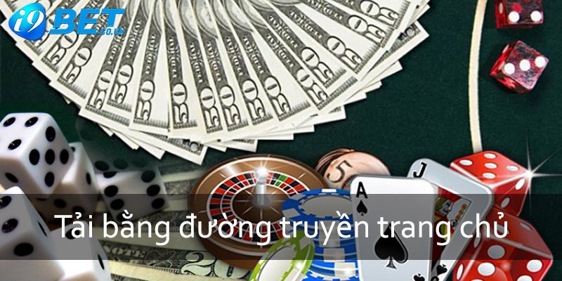Cách 2: Hướng dẫn tải app i9bet bằng đường truyền trên trang chủ
