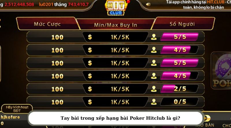 Poker Hitclub – Luật chơi đơn giản, tỷ lệ thắng cao, uy tín hàng đầu