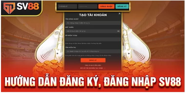 Hướng Dẫn Đăng Ký Tài Khoản SV88 Chỉ Trong 3 Phút