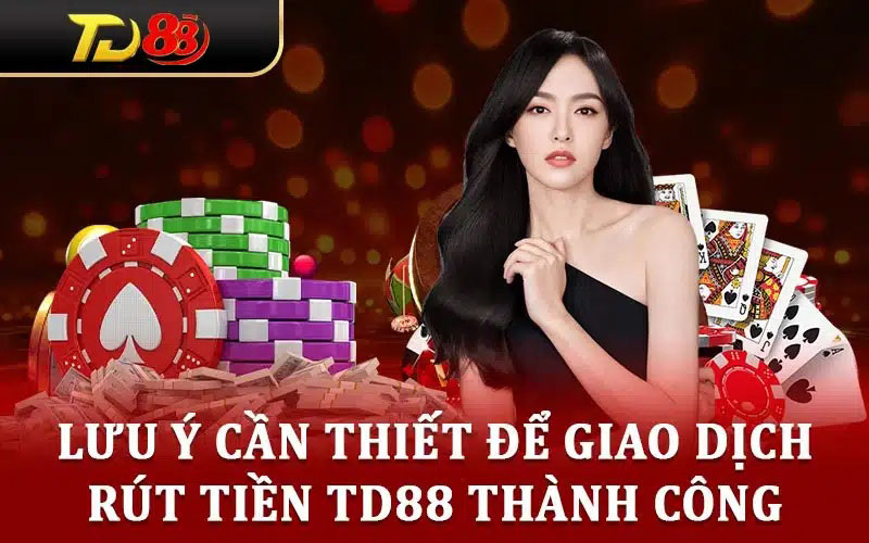Lưu ý để rút tiền TD88 thành công